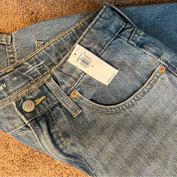 Old Navy • High-Waisted Slouchy Jeans • Size 14 (Girls) - Picture 2 of 5